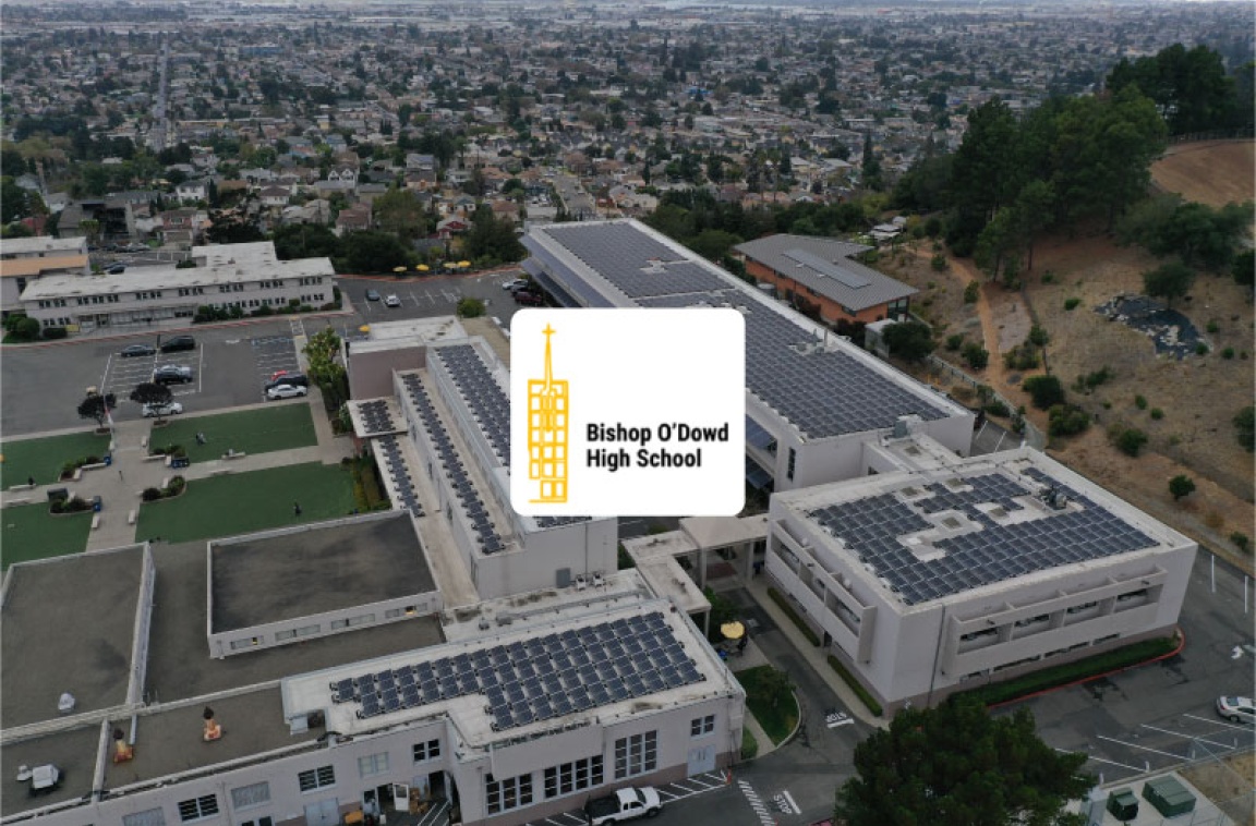 school solar installation