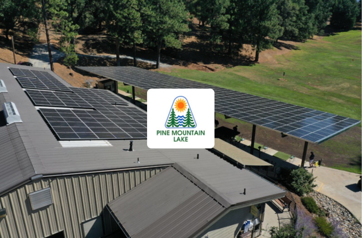 country club solar installation