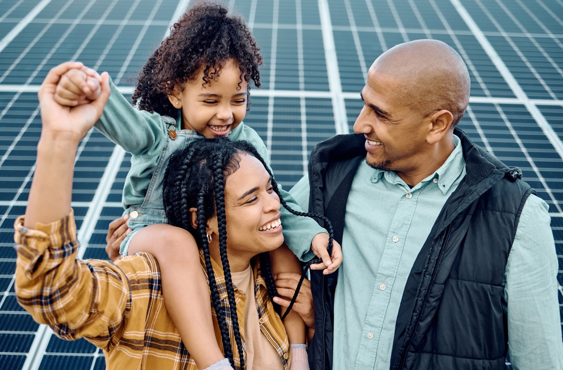 Excite Energy solar installer home roof California family