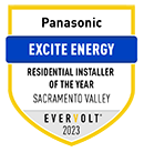 Excite Energy Panasonic residential installer of the year 2023